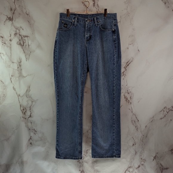 Wrangler Denim - Wrangler Jeans Womens 8 X 32 20x Straight Leg Light Wash Vintage Denim